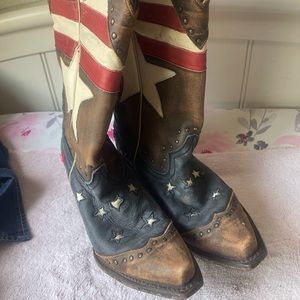 Patriotic cowboy boots